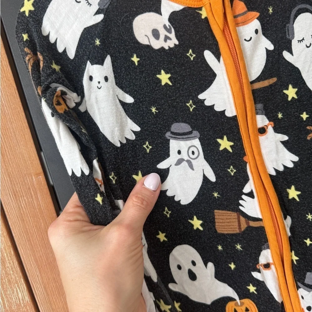 Little Sleepies Friendly Ghost Zippy Footies cowboy western bamboo toddler baby
